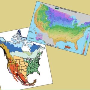 Ecoregion and plant hardiness zone maps